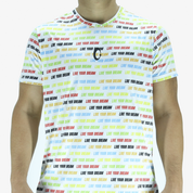 Playera Hombre Clasica Live Your Dream Blanca