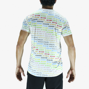 Playera Hombre Clasica LYD Idiomas Blanca