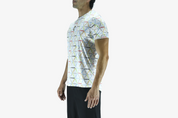 Playera Hombre Clasica Triangulos Live Your Dream Blanca