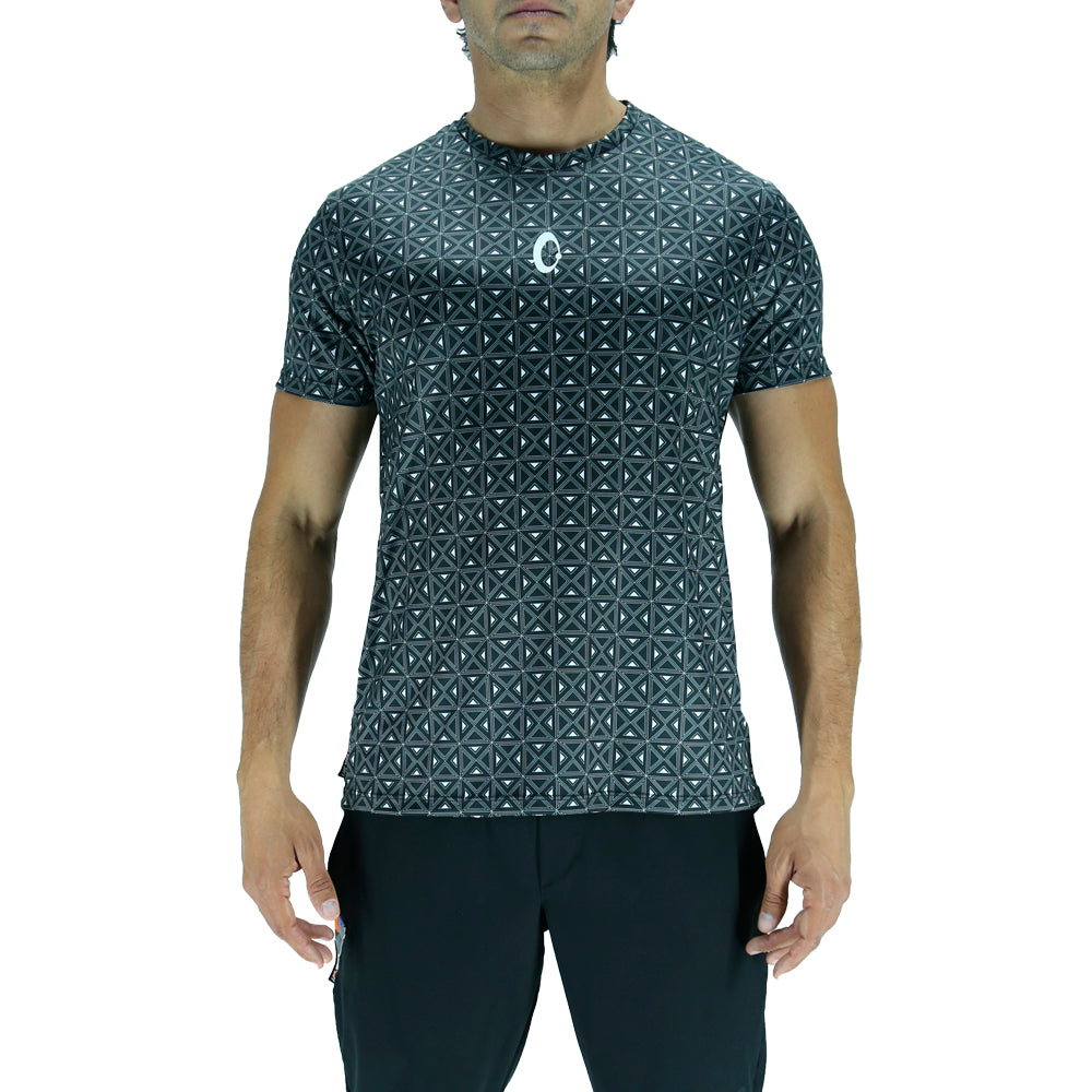 Playera Hombre Clásica Dualidad Negra