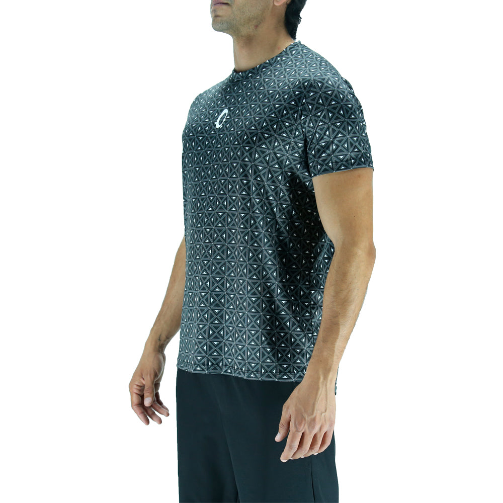 Playera Hombre Clásica Dualidad Negra