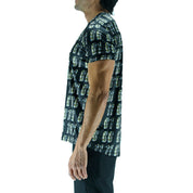 Playera Hombre Corte Clásico - Binario Negra Reciclada