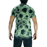 Playera Hombre Clasica Vibraciones Negra