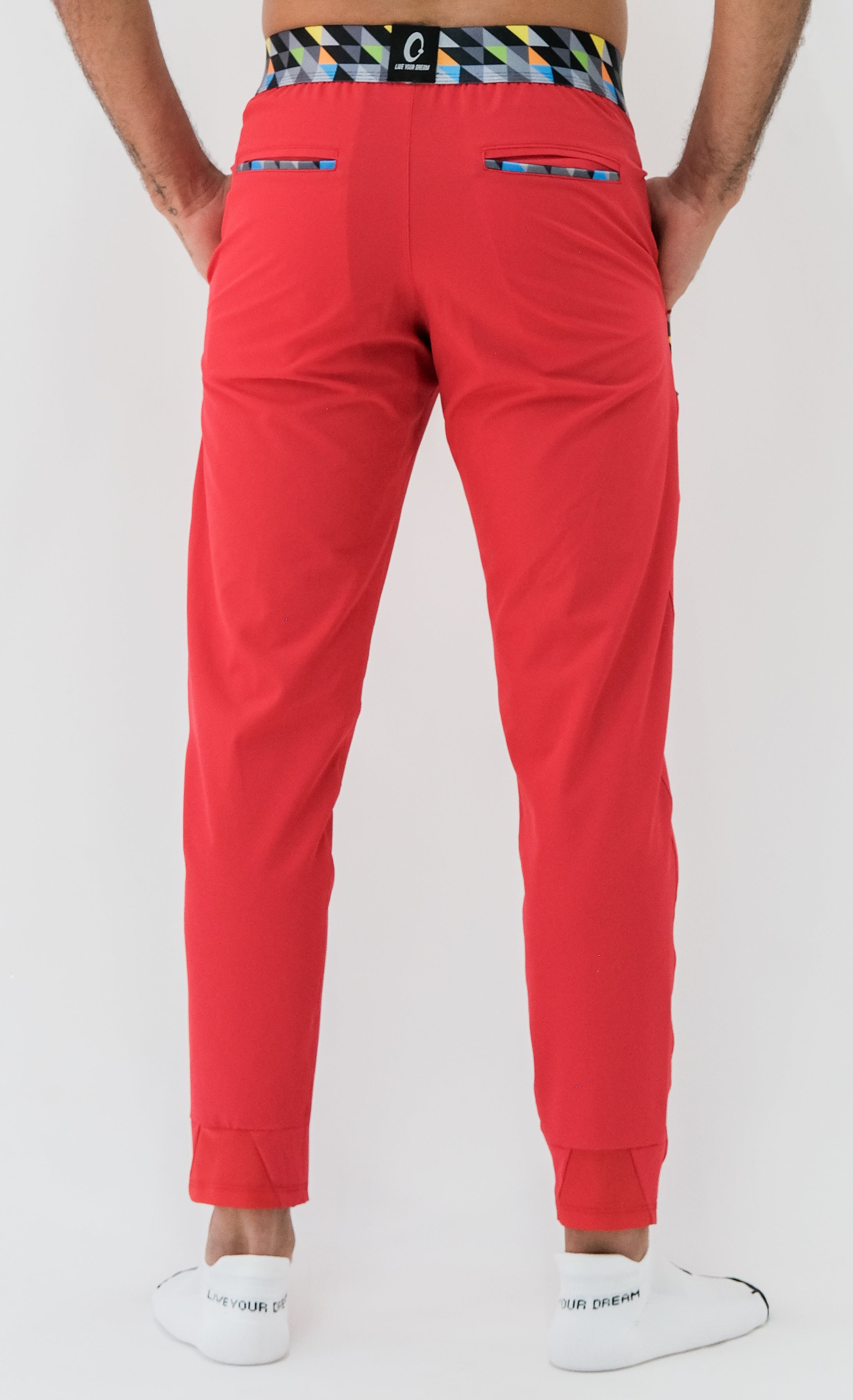 Pantalón Hombre Rojo Reciclado