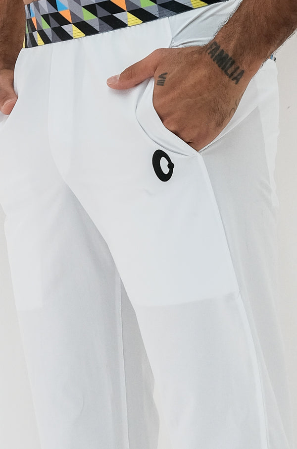 Pantalón Hombre Blanco Reciclado